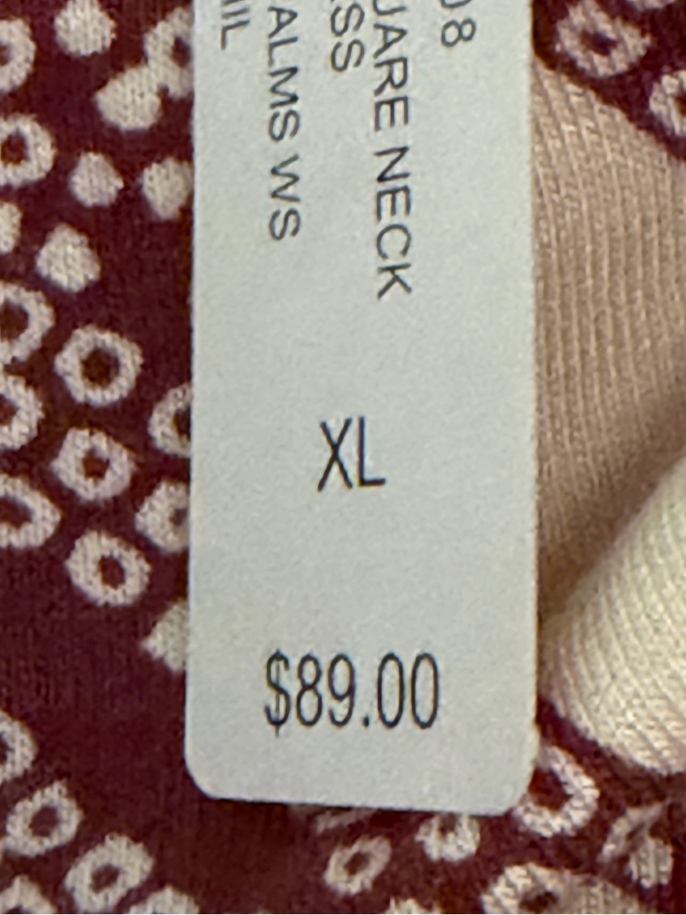 SOMA Soft Jersey Floral Bra Dress Brand new with tags! Size-XL - Picture 10 of 12